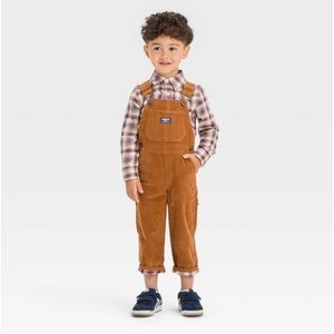 OshKosh B'gosh Toddler Boys'
Corduroy Overalls - Brown 4T